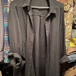 Solai the label poolside oversized button top